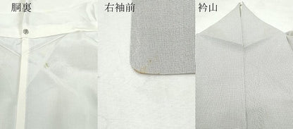 平和屋着物●訪問着 紬地 霞文 正絹 逸品 CAAS8768vf
