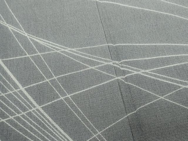 平和屋着物●訪問着 紬地 霞文 正絹 逸品 CAAS8768vf