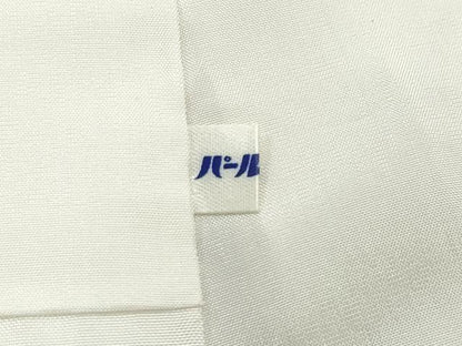 平和屋着物●本場大島紬　白大島　9マルキ　絞り　人物風景文　正絹　逸品　CAAS8769vf