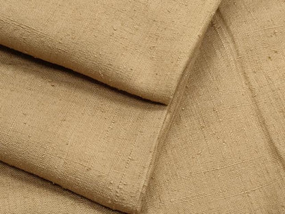 平和屋着物●結城紬 色無地 白茶色 正絹 逸品 CAAS9257th