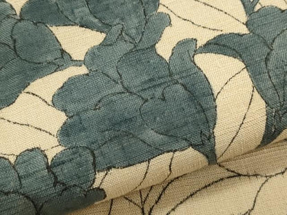 平和屋着物●訪問着 紬地 手描き 草花文 正絹 逸品 CAAS9277th
