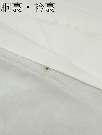 平和屋着物●上質な紬　唐草舞蝶文　正絹　逸品　CAAS9286th