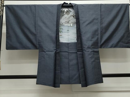 平和屋着物●男性　本場大島紬　アンサンブル　100亀甲　総詰め　正絹　逸品　CAAS9326th