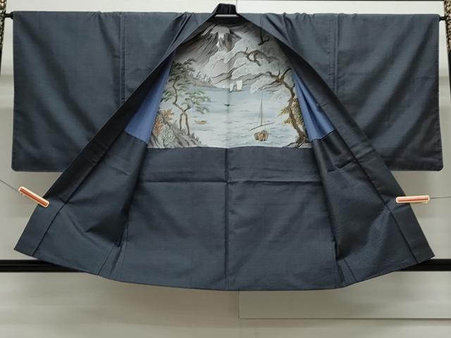平和屋着物●男性　本場大島紬　アンサンブル　100亀甲　総詰め　正絹　逸品　CAAS9326th