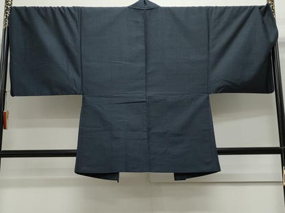 平和屋着物●男性　紬　アンサンブル　霞文　正絹　逸品　CAAS9331th