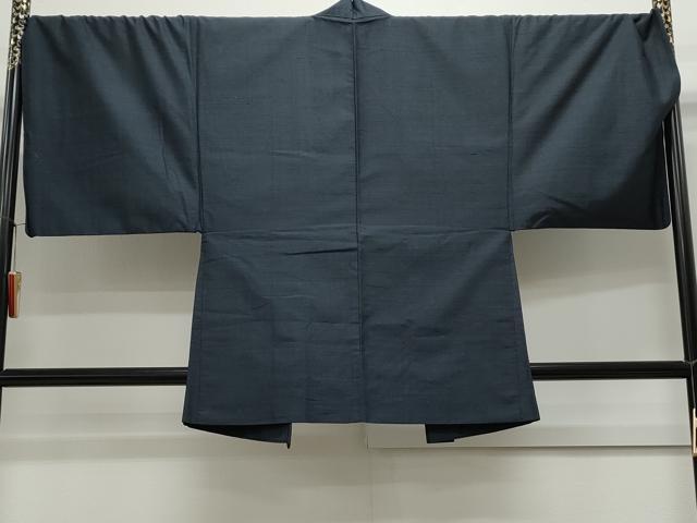 平和屋着物●男性　紬　アンサンブル　霞文　正絹　逸品　CAAS9331th