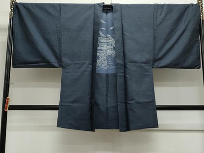 平和屋着物●男性 本場大島紬 アンサンブル 100亀甲 総詰め 正絹 逸品 CAAS9336th