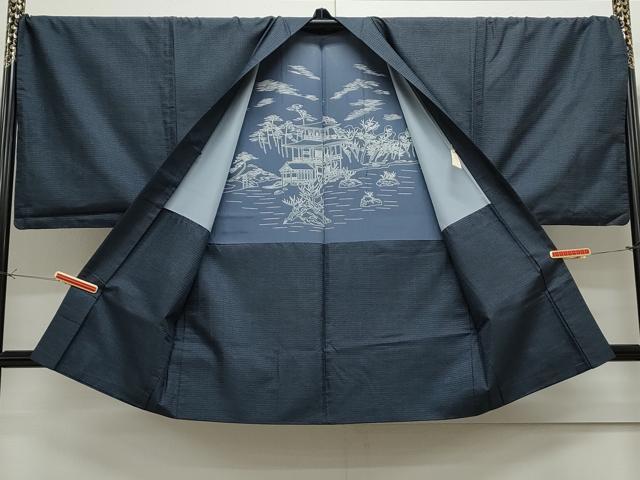 平和屋着物●男性 本場大島紬 アンサンブル 100亀甲 総詰め 正絹 逸品 CAAS9336th