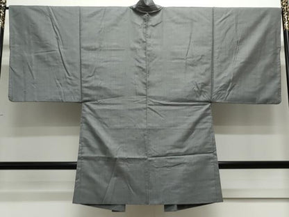 平和屋着物●男性　紬　アンサンブル　亀甲柄　正絹　逸品　CAAS9337th