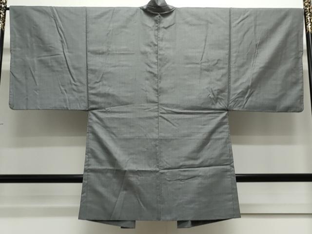 平和屋着物●男性　紬　アンサンブル　亀甲柄　正絹　逸品　CAAS9337th