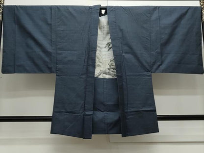 平和屋着物●男性　本場大島紬　アンサンブル　100亀甲　総詰め　正絹　逸品　CAAS9338th