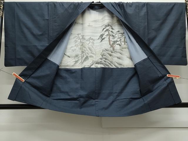 平和屋着物●男性　本場大島紬　アンサンブル　100亀甲　総詰め　正絹　逸品　CAAS9338th