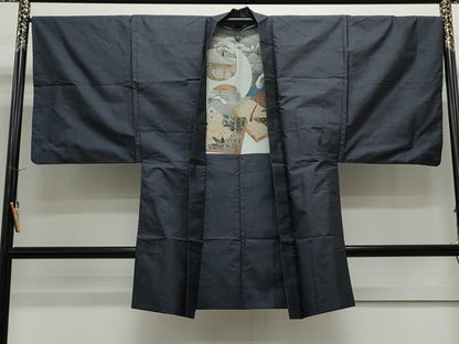 平和屋着物●男性 本場大島紬 アンサンブル 100亀甲 総詰め 正絹 逸品 CAAS9339th