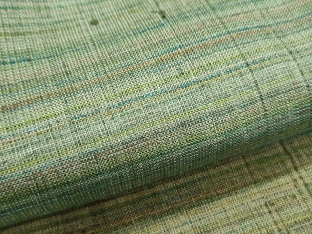 平和屋着物●訪問着　紬地　霞文　西武百貨店扱い　正絹　逸品　CAAS9374th