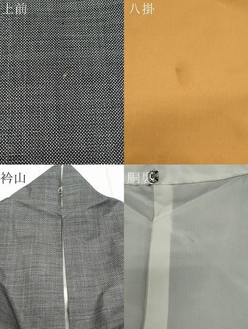 平和屋着物●本場大島紬 9マルキ 間道 正絹 逸品 CAAS9375th