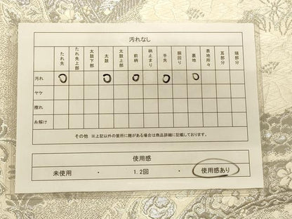 平和屋着物◎六通柄袋帯　唐織　孔雀花唐草文　銀糸　正絹　逸品　CAAT0022ft