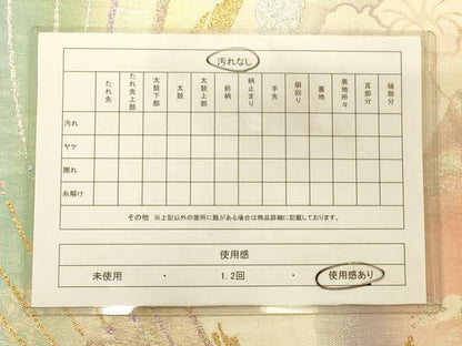 平和屋着物◎六通柄袋帯　孔雀文　金銀糸　正絹　逸品　CAAT0084ft