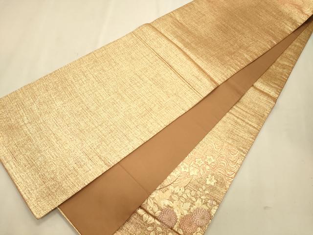 平和屋着物◎太鼓柄袋帯 流水正絹 逸品 CAAT0100ft