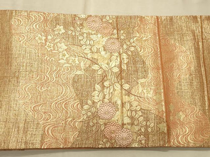 平和屋着物◎太鼓柄袋帯 流水正絹 逸品 CAAT0100ft
