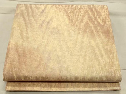 平和屋着物◎全通柄袋帯 霞文 金糸 三越扱い 正絹 逸品 CAAT0152ft