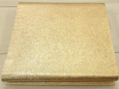 平和屋着物◎全通柄袋帯　霞文　引箔　正絹　逸品　CAAT0154ft