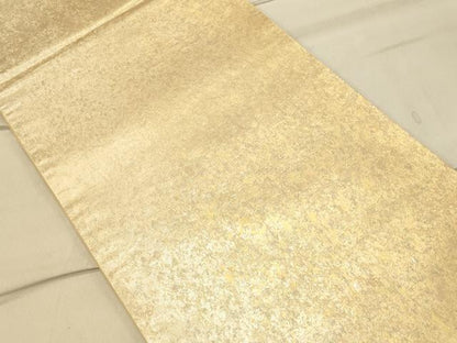 平和屋着物◎全通柄袋帯　霞文　引箔　正絹　逸品　CAAT0154ft