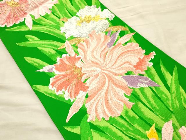 平和屋着物◎六通柄袋帯 唐織り 晴れ乃日 金糸 正絹 逸品 CAAT0274ft