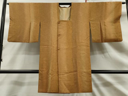 平和屋着物∞道行コート　霞文　暈し染め　近鉄百貨店扱い　ロング丈　正絹　逸品　CAAT0448dy