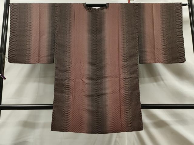 平和屋着物∞道行コート 吉祥文 銀通し地 ロング丈 正絹 逸品 CAAT0453dy
