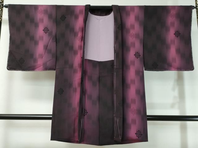 平和屋着物＃長羽織 吉祥文 暈し染め 正絹 逸品 未使用 CAAT0476dy