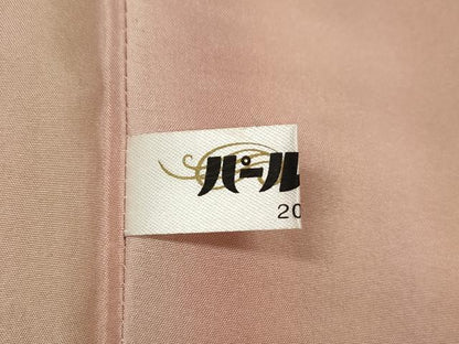 平和屋着物＃道中着 お召地 名物裂 反端付き ロング丈 正絹 逸品 未使用 CAAT0491dy