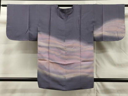 平和屋着物∞道行コート　霞文　暈し染め　正絹　逸品　未使用　CAAT0505dy