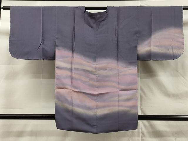 平和屋着物∞道行コート　霞文　暈し染め　正絹　逸品　未使用　CAAT0505dy