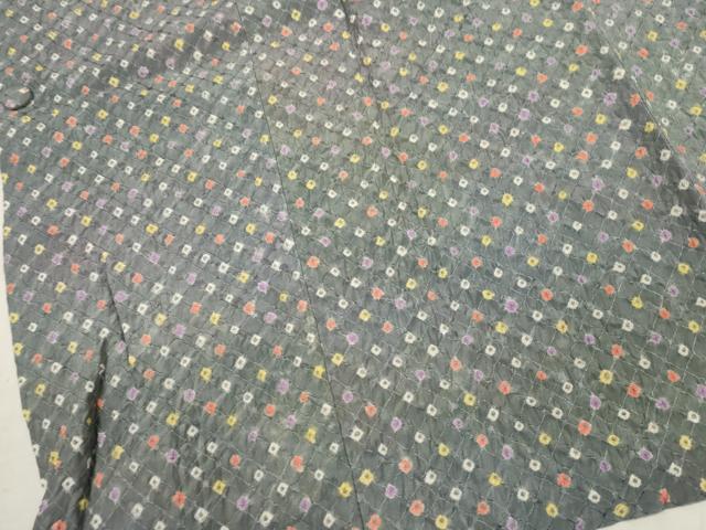 平和屋着物∞道行コート 総絞り 正絹 逸品 CAAT0511dy
