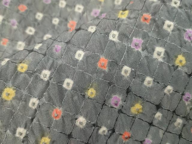 平和屋着物∞道行コート 総絞り 正絹 逸品 CAAT0511dy