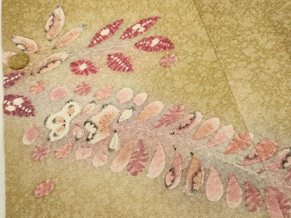 平和屋着物∞道行コート 辻が花 絞り 暈し染め 正絹 逸品 CAAT0516dy