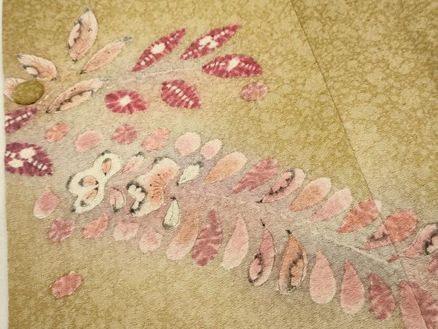 平和屋着物∞道行コート 辻が花 絞り 暈し染め 正絹 逸品 CAAT0516dy