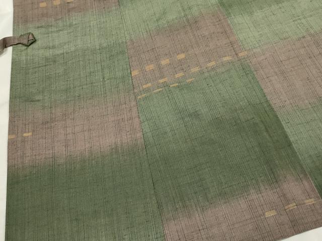 平和屋着物∞道中着 紬地 霞文 暈し染め 正絹 逸品 CAAT0520dy
