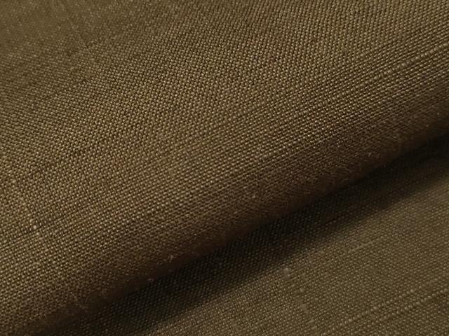 平和屋着物●男性 紬 アンサンブル 樺茶色 正絹 逸品 CAAT0562dy