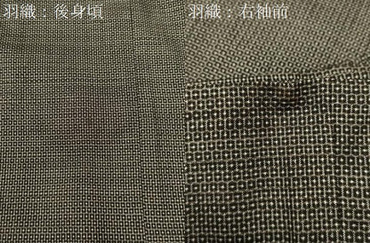 平和屋着物●男性　本場大島紬　アンサンブル　100亀甲　総詰め　正絹　逸品　CAAT0565dy