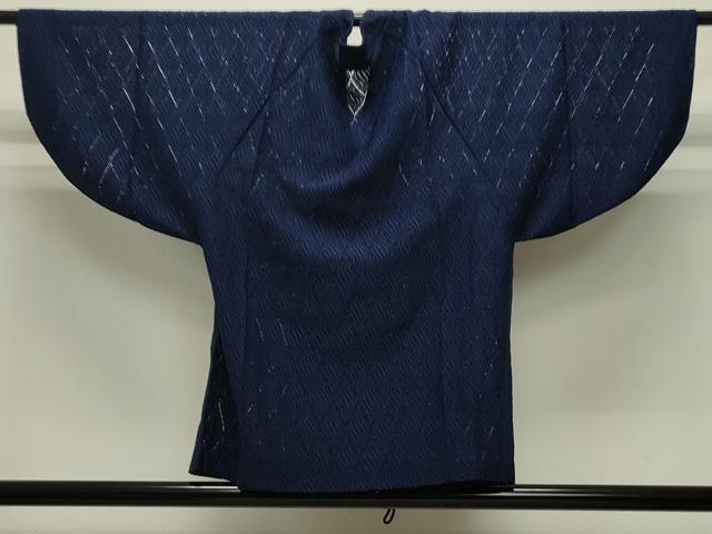 平和屋着物▽和装コート スリーシーズン 春夏秋 塵除け 吉祥文 紺青色 CAAT0578dy