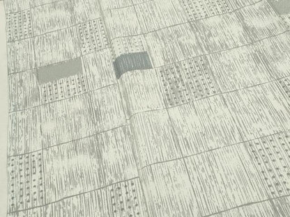 平和屋着物▽小紋 単衣 格子柄 洗える着物 CAAT0731dy