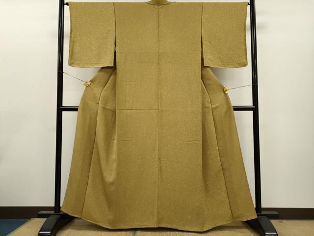 平和屋着物▽上質な小紋 単衣 吉祥文 正絹 逸品 未使用 CAAT0732dy