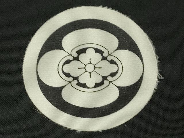 平和屋着物▽男性 黒紋付 単衣 長襦袢セット 洗える着物 CAAT0738dy
