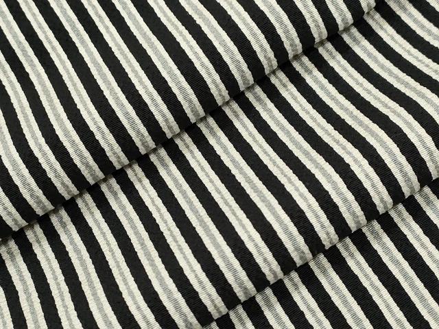 平和屋着物▽上質な小紋 単衣 縞 正絹 逸品 CAAT0741dy