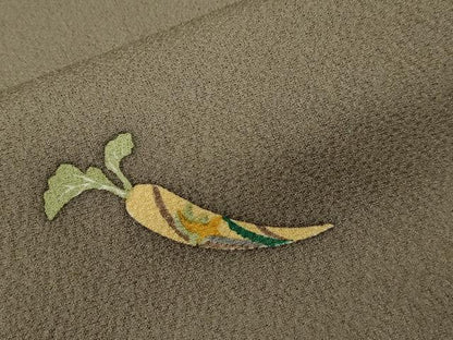平和屋着物▽上質な小紋 単衣 鳴り物 正絹 逸品 CAAT0744dy