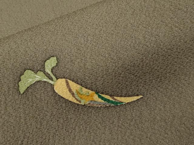 平和屋着物▽上質な小紋 単衣 鳴り物 正絹 逸品 CAAT0744dy