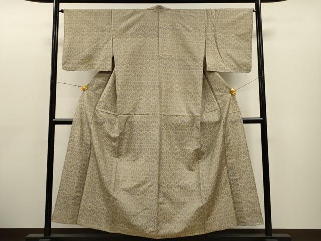 平和屋着物▽本場大島紬　単衣　7マルキ　吉祥文　正絹　逸品　CAAT0745dy