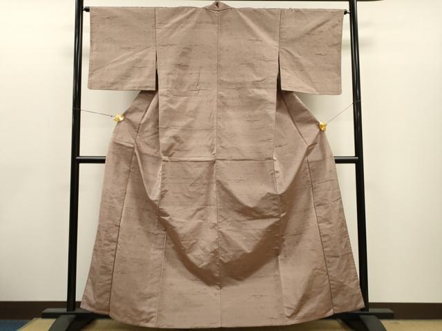 平和屋着物▽上質な紬 単衣 吉祥文 正絹 逸品 CAAT0747dy