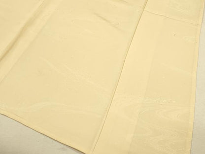 平和屋着物▽訪問着 単衣 刺繍 流水楓文 金糸 正絹 逸品 CAAT0765dy